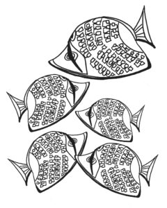 Fish Out of Water Coloring Book Newsletter Fish